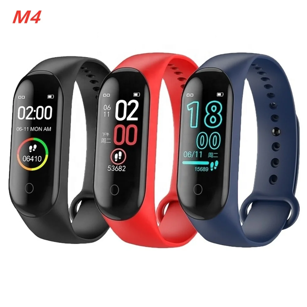 M4 Smart Bracelet Waterproof Smart Wristband Watch M4 Fitness Tracker Heart Rate Sleep Monitor smart bracelet M4, 3 colors
M4 Smart Bracelet Waterproof Smart Wristband Watch M4 Fitness Tracker Heart Rate Sleep Monitor smart bracelet M4, 3 colors