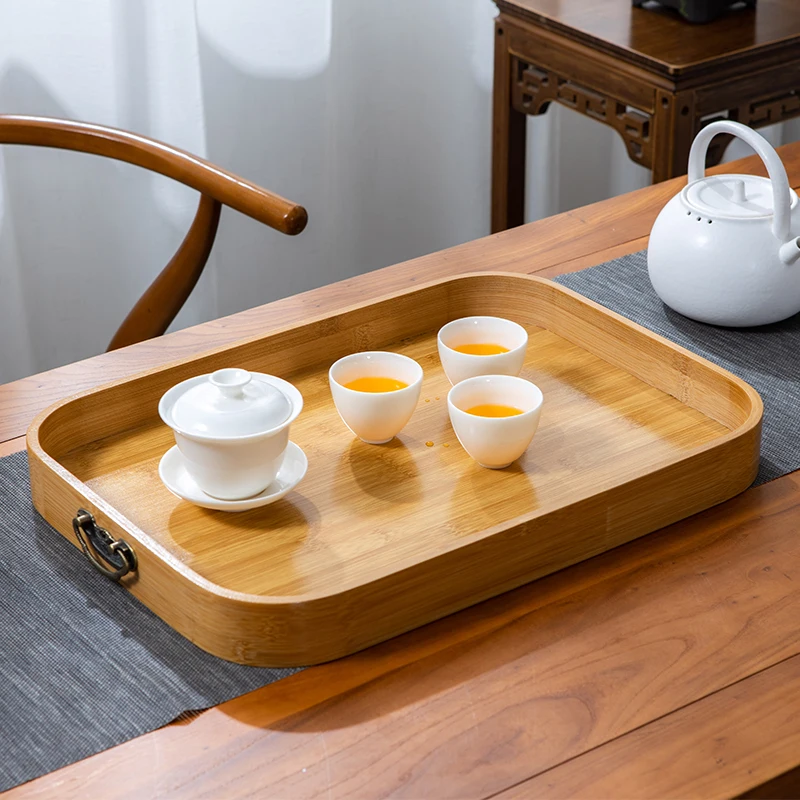 Bamboo Square Tray Retro Tray Wooden Tea Tray With Metal Handle Hotel Premium Dinner Plate
Bamboo Square Tray Retro Tray Wooden Tea Tray With Metal Handle Hotel Premium Dinner Plate