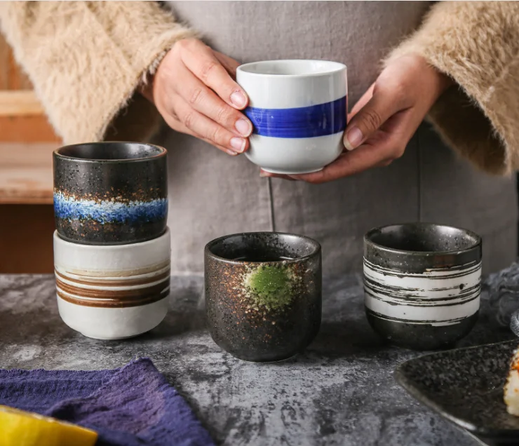 simple Japanese milk juice hotel Brand ceramic originality small round cup Retro Gradient matte tea water coffee mug, Customized promotional mug
simple Japanese milk juice hotel Brand ceramic originality small round cup Retro Gradient matte tea water coffee mug, Customized promotional mug