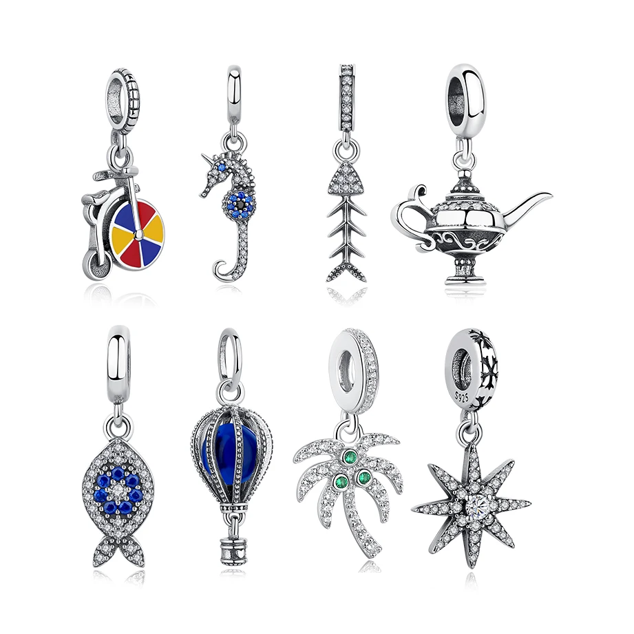 New Arrival 925 Sterling Silver Cartoon Animals Charms Fit Bracelets Jewelry CZ Enamel Heart Charms Women Gifts
New Arrival 925 Sterling Silver Cartoon Animals Charms Fit Bracelets Jewelry CZ Enamel Heart Charms Women Gifts