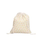 Cartoon Cute Canvas Shopping Bag Eco Folding Reusable Drawstring Cotton Shopper Tote Bags Pouch
