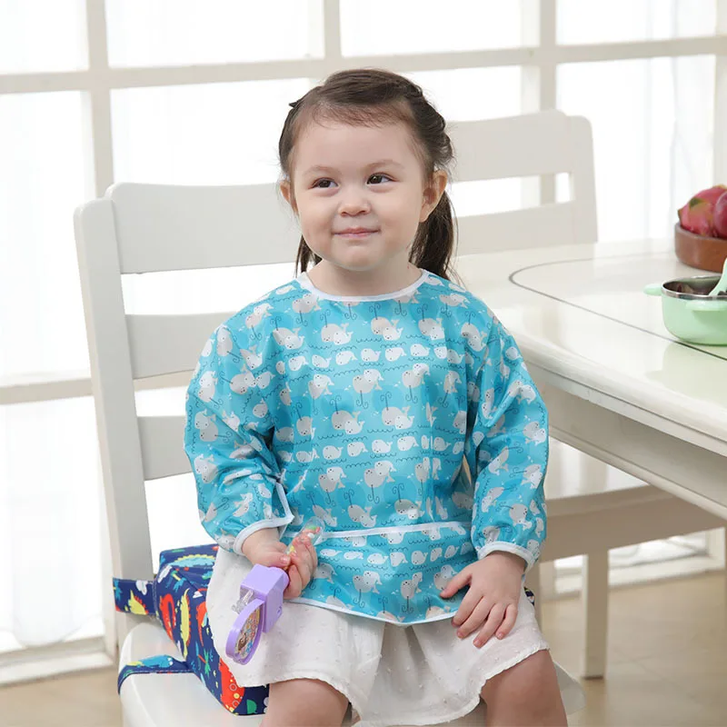 Wholesale Baby Waterproof Long Sleeve Cartoon Print Bibs Kids Feeding Anti-dress With Pocket, 6 color
Wholesale Baby Waterproof Long Sleeve Cartoon Print Bibs Kids Feeding Anti-dress With Pocket, 6 color