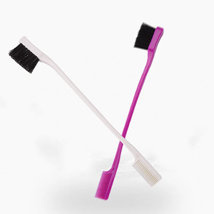 New ABS Nylon Bristle Hair Edge Control Brush double Professional Hair Edge Eyebrow Eyelash Brush
New ABS Nylon Bristle Hair Edge Control Brush double Professional Hair Edge Eyebrow Eyelash Brush
