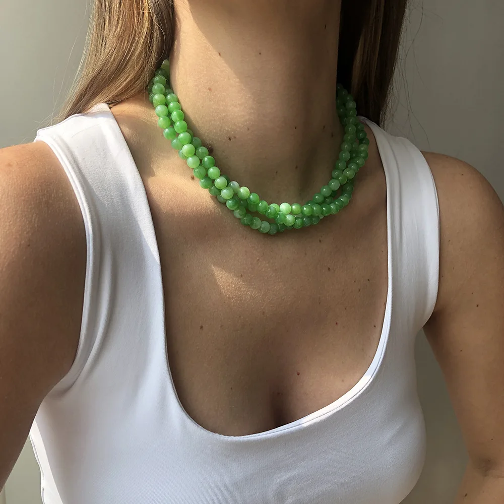 2021 Sailing Jewelry Geometric Multi-layer Bead Necklace Bohemian Rice Beaded Necklace Ornaments for Women
2021 Sailing Jewelry Geometric Multi-layer Bead Necklace Bohemian Rice Beaded Necklace Ornaments for Women