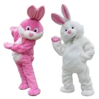 Mascot China Brand Manufacturer OEM Custom Plush Realistic Animal Pink Bunny Character Mascot Costumes