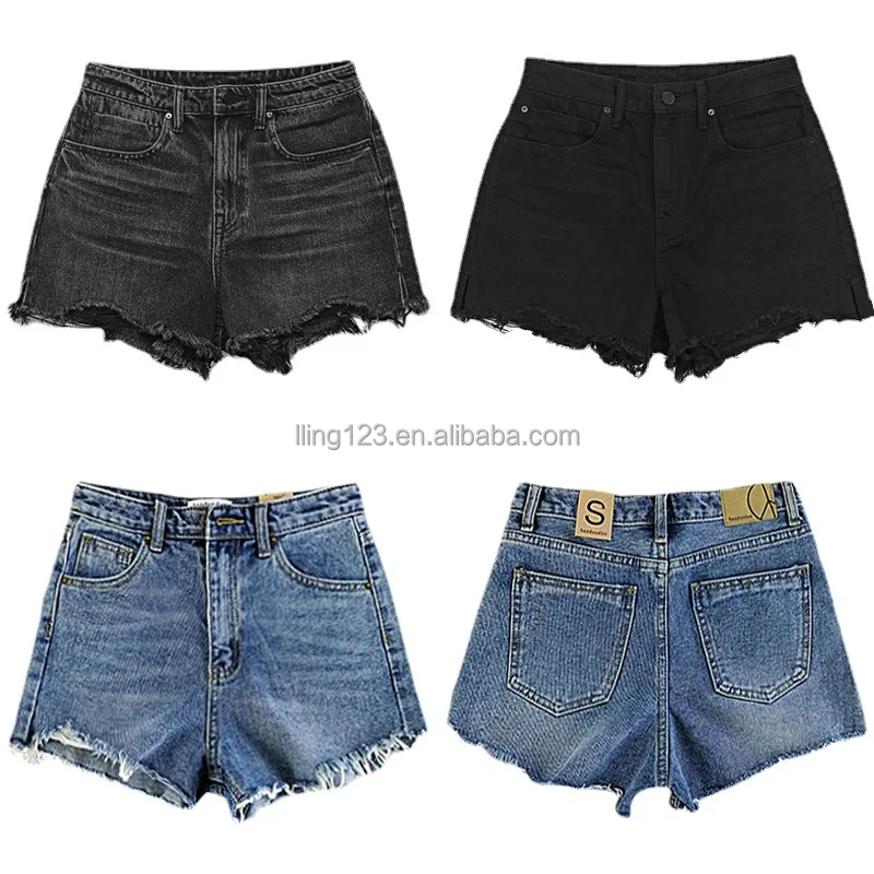 Summer women's high waist denim shorts plus size women's denim shorts denim wholesale supply
Summer women's high waist denim shorts plus size women's denim shorts denim wholesale supply