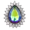 Elegant New Fashion DIY Water Drop Alloy Snap Button For Necklace Bracelet Earrings