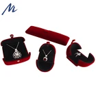 New design modern Velvet Jewelry ring packaging gift boxes