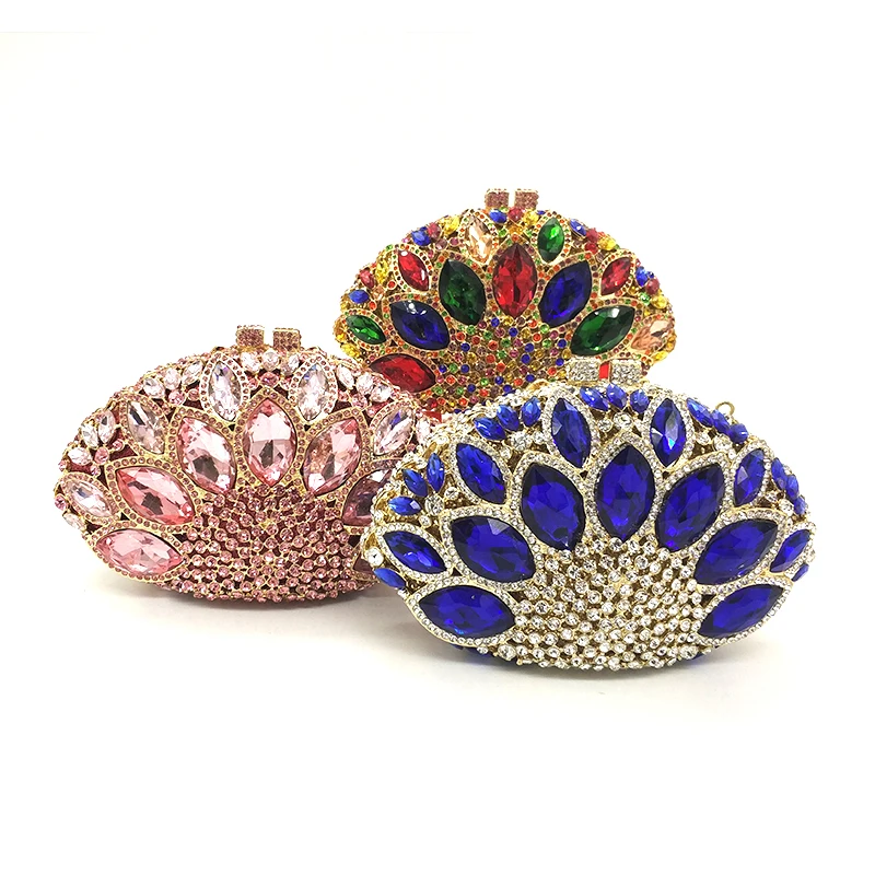 Shell Blue GemStone bags Women evening party handbag diamonds crystal clutch luxury bridal wedding party wallet purses
Shell Blue GemStone bags Women evening party handbag diamonds crystal clutch luxury bridal wedding party wallet purses