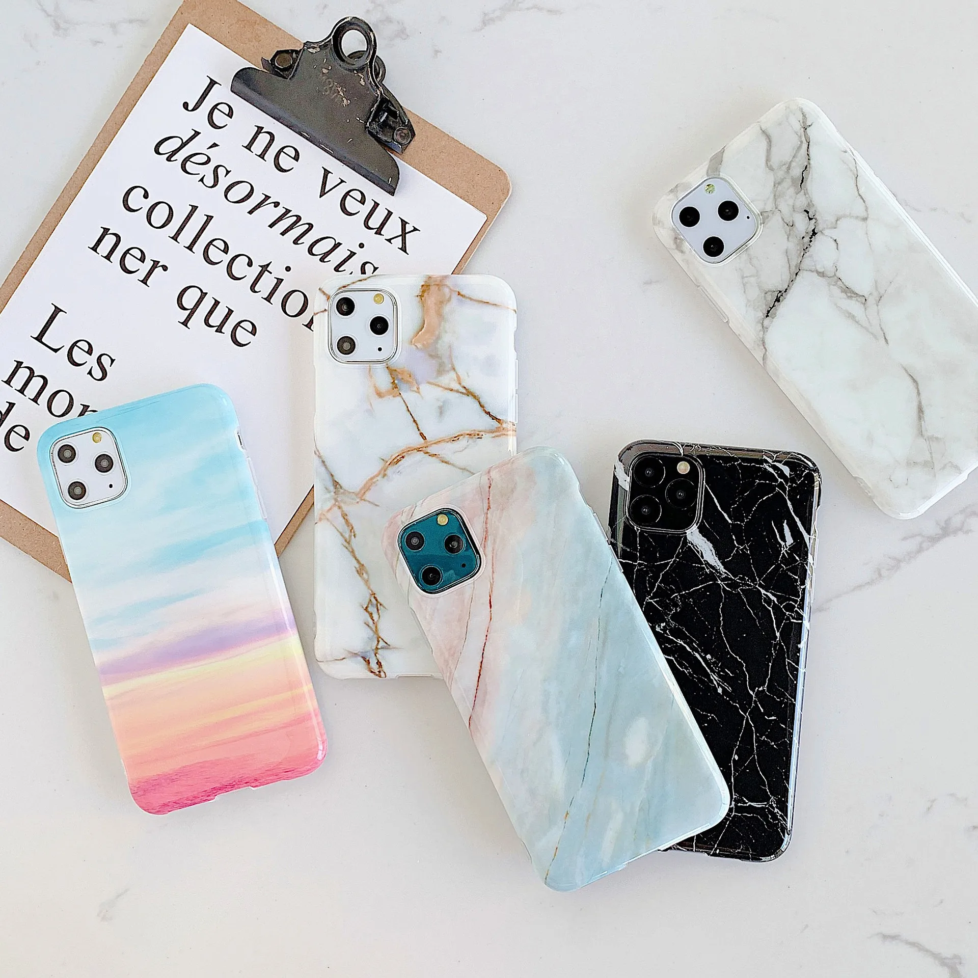 Marble Stone Case For iPhone 11 Pro Max XS Max Case Soft IMD Back Cover Bumper Phone Case, Colorful
Marble Stone Case For iPhone 11 Pro Max XS Max Case Soft IMD Back Cover Bumper Phone Case, Colorful