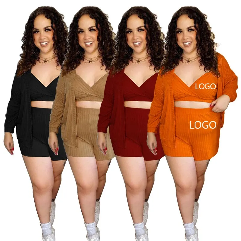 Sexy Three Piece Set High Stretch Custom Ribbed Long Sleeve Outfits Shorts Straight Solid Color Women Tracksuit, Yellow, red, army green. navy
Sexy Three Piece Set High Stretch Custom Ribbed Long Sleeve Outfits Shorts Straight Solid Color Women Tracksuit, Yellow, red, army green. navy