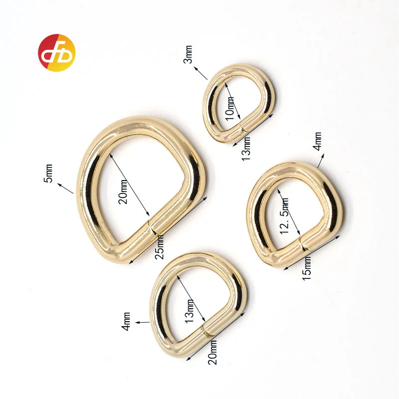 Manufacturer Metal Iron D Buckle Luggage Hardware Accessories D Ring, Gold silver gun or customized
Manufacturer Metal Iron D Buckle Luggage Hardware Accessories D Ring, Gold silver gun or customized