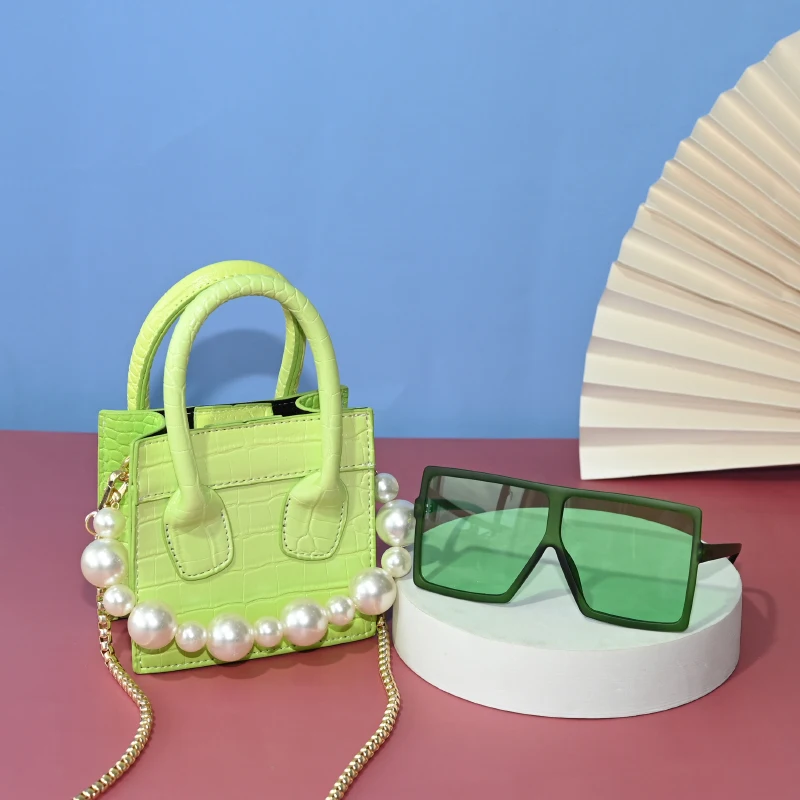Mini Pearl Purses And Handbags Match Shade Sunglass 2 Piece Sets Women Chain Sling Shoulder Bag Stone Pattern Ladies Tote Bags, 6 colors
Mini Pearl Purses And Handbags Match Shade Sunglass 2 Piece Sets Women Chain Sling Shoulder Bag Stone Pattern Ladies Tote Bags, 6 colors