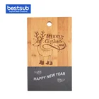 Wooden Laser Engraving Cutting Rectangular Bamboo with Slate Cutting Board 18*30cm DK-BC1830-1018
