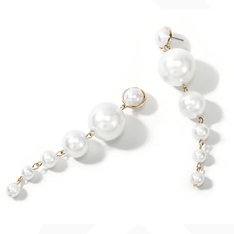 Simple Temperament Long Pearl Drop Earring Fashion Personality Wild Trendy Studs Earring For Women
Simple Temperament Long Pearl Drop Earring Fashion Personality Wild Trendy Studs Earring For Women