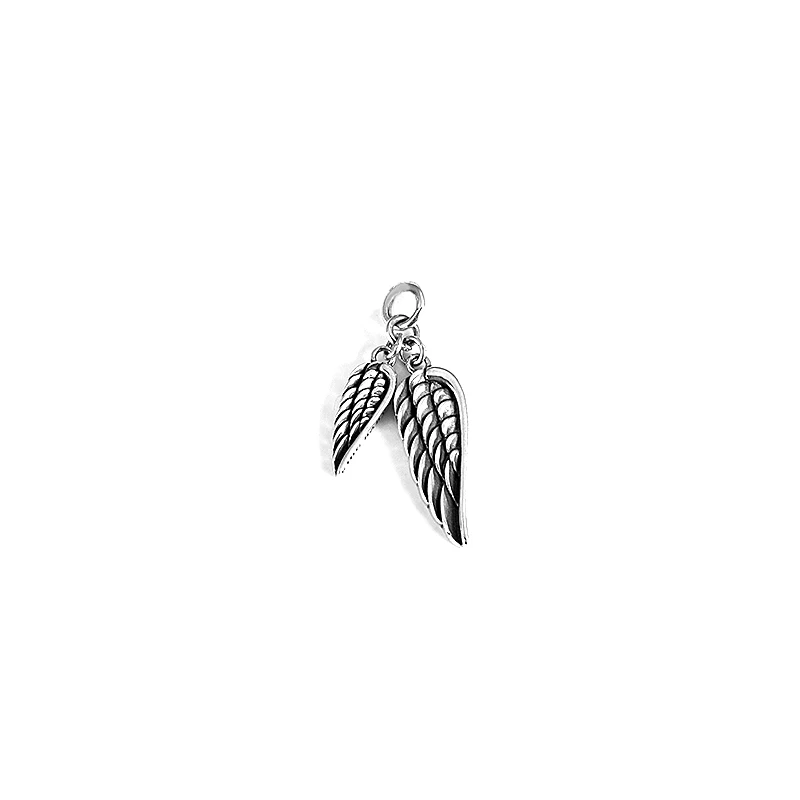 Fukarni S925 Sterling Silver Angel Wings Charm Pendants for Necklace and Bracelet The Christian Religious Jewelry Set Pendant
Fukarni S925 Sterling Silver Angel Wings Charm Pendants for Necklace and Bracelet The Christian Religious Jewelry Set Pendant