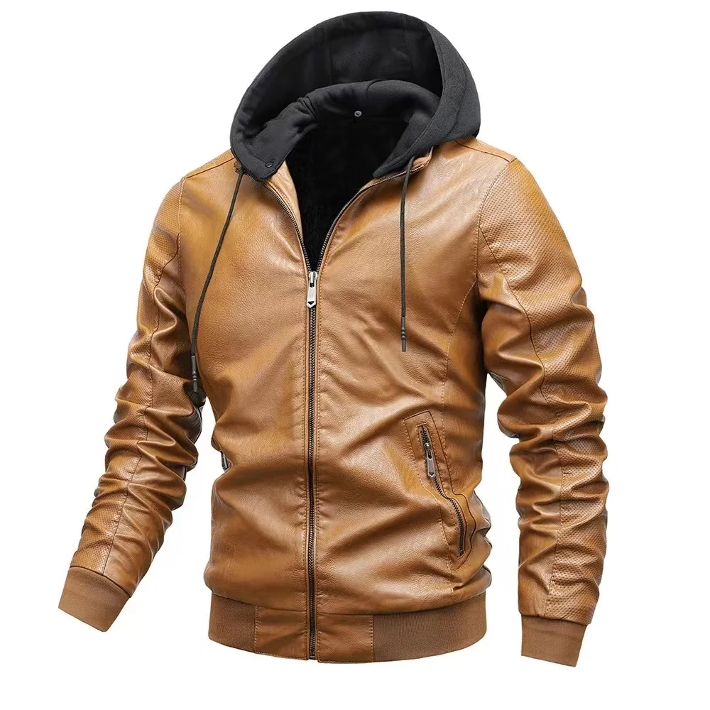 New arrival mens winter stand-up collar men's motorcycle clothing PU leather jacket
New arrival mens winter stand-up collar men's motorcycle clothing PU leather jacket