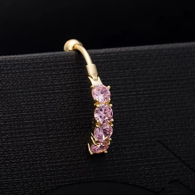 Surgical Steel belly piercing Zircon Clip on Belly Ring body Jewelry, Purple/white/pink
Surgical Steel belly piercing Zircon Clip on Belly Ring body Jewelry, Purple/white/pink