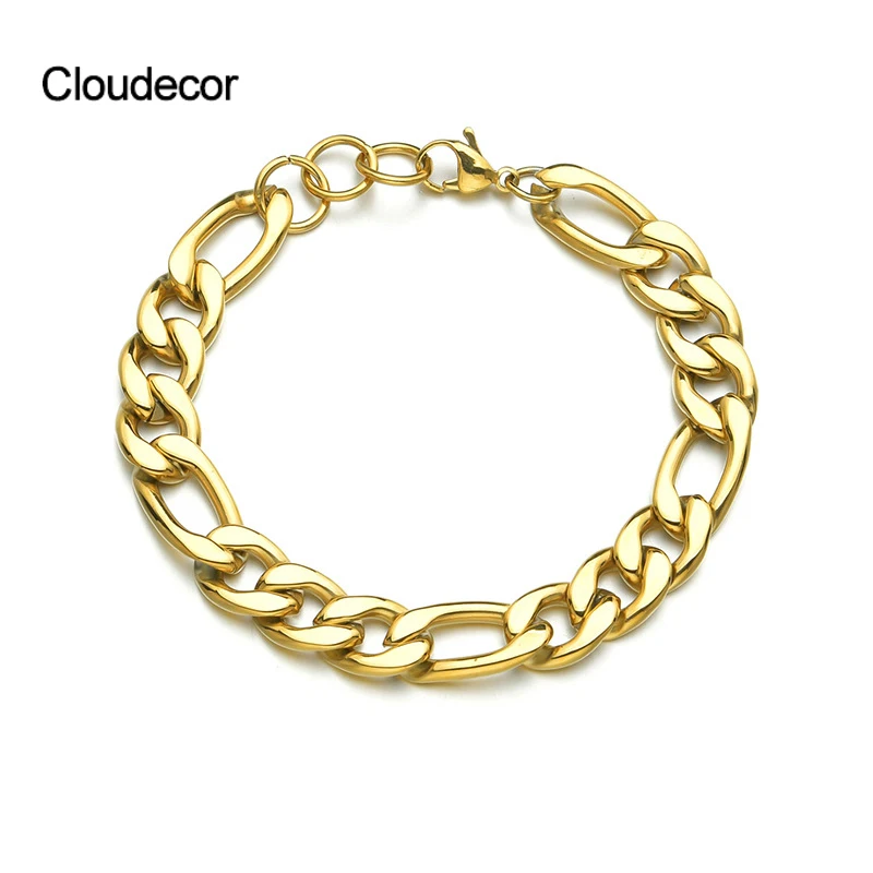Figaro Chain Stainless Steel Bracelet Wholesale Titanium Steel Jewelry 18k Gold Plated Figaro Chain Link Bracelet For Couples, Steel/gold/rose gold
Figaro Chain Stainless Steel Bracelet Wholesale Titanium Steel Jewelry 18k Gold Plated Figaro Chain Link Bracelet For Couples, Steel/gold/rose gold