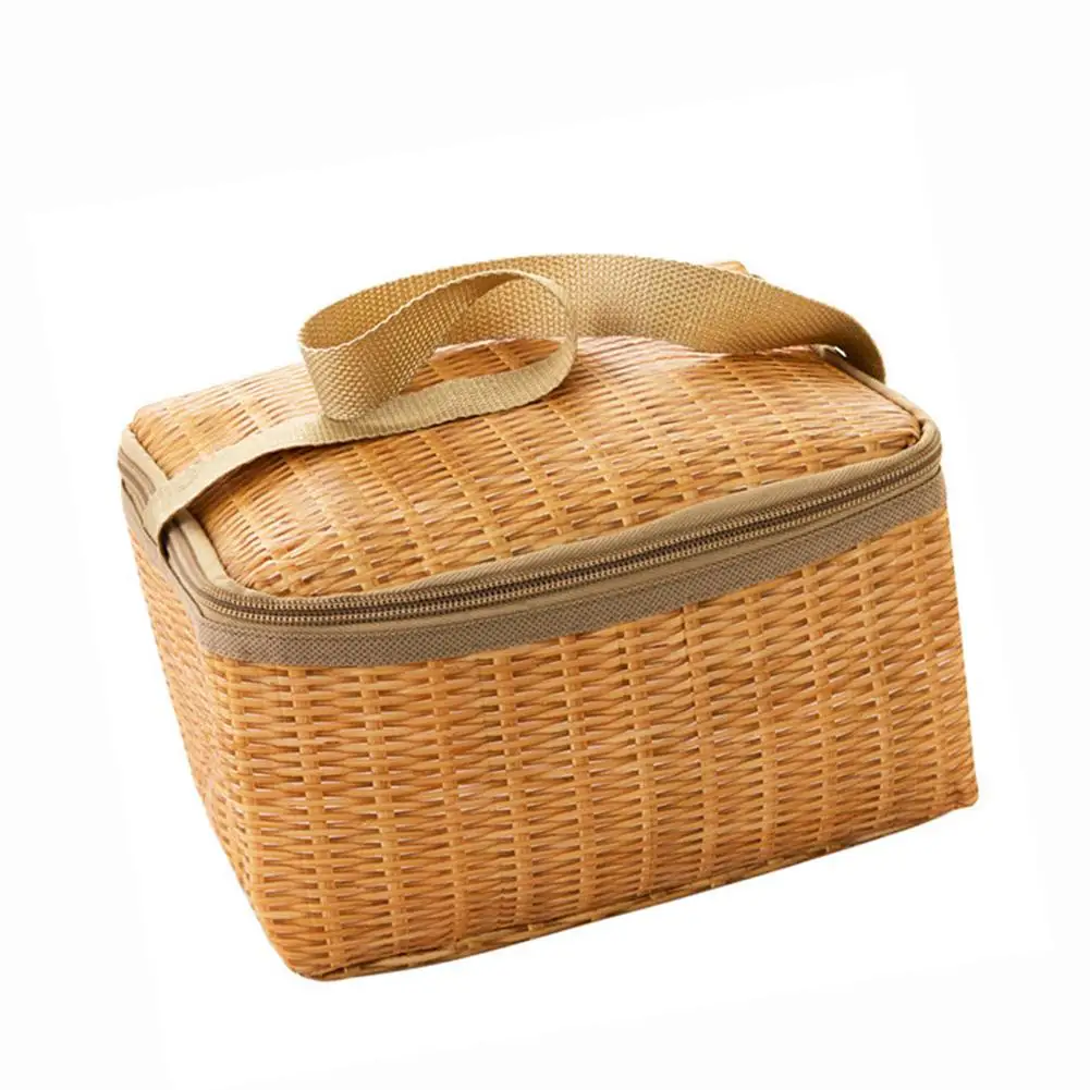 2020 New Rattan Plaited Lunch Bag Thickened Waterproof Portable Thermal Insulation Bags For Outdoors Camping Picnic
2020 New Rattan Plaited Lunch Bag Thickened Waterproof Portable Thermal Insulation Bags For Outdoors Camping Picnic