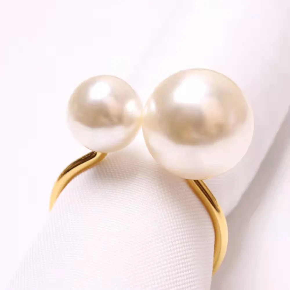 Wholesale Hotel Wedding Table Decoration Metal Alloy White Pearl Napkin Rings U Shape Napkin Holders
Wholesale Hotel Wedding Table Decoration Metal Alloy White Pearl Napkin Rings U Shape Napkin Holders