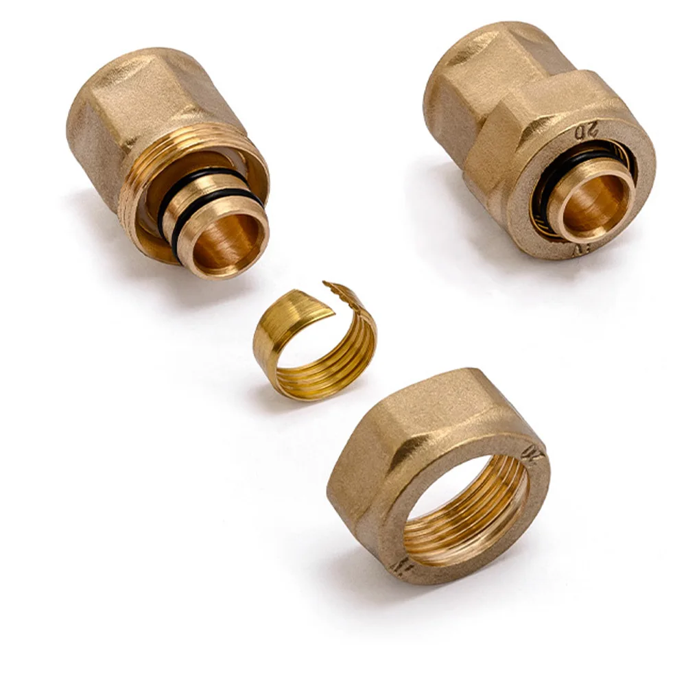 Wholesale Brass Pex Compression Nickel Plated Fitting Union For Pex ...