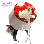 Carnation Holding Flowers Dry Flower Soap Wedding Flower Bouquet