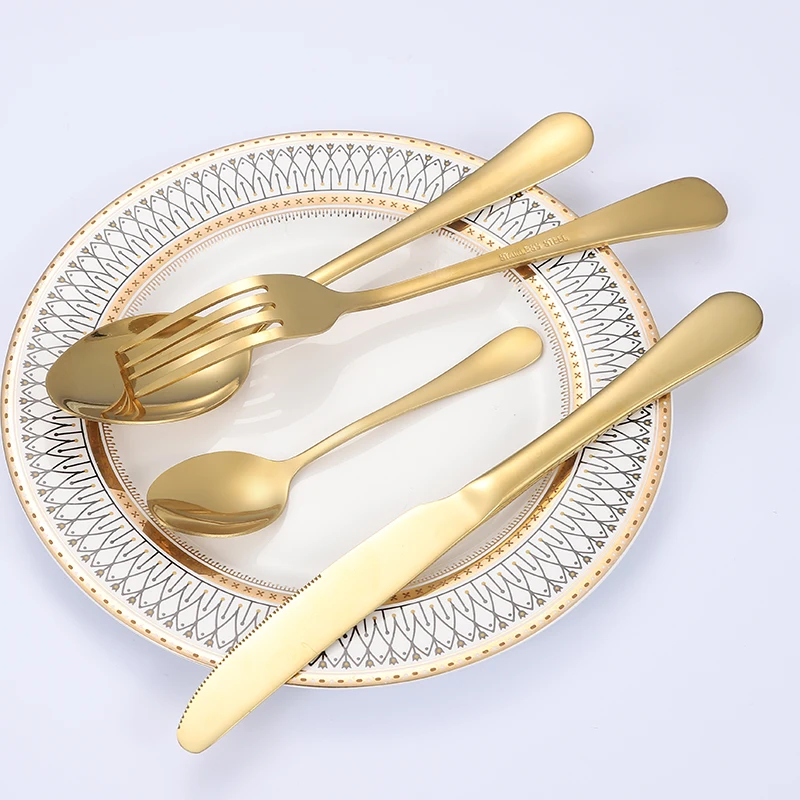 Jieyang Shengde Elegant 18/10 High Quality Gold Cutlery Set Rose Gold /Colorful Stainless Steel Cutlery Set, Customized
Jieyang Shengde Elegant 18/10 High Quality Gold Cutlery Set Rose Gold /Colorful Stainless Steel Cutlery Set, Customized