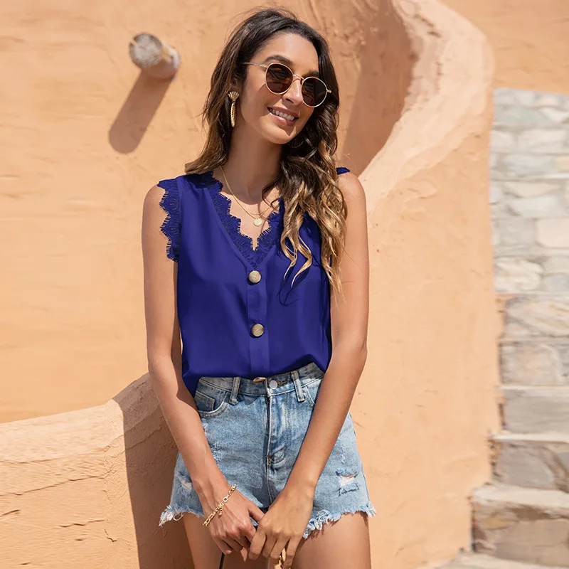 shein womens clothing Summer New Products Women's V-neck Summer New Products Women's V-neck Fashion Ladies Lace Casual Vest
shein womens clothing Summer New Products Women's V-neck Summer New Products Women's V-neck Fashion Ladies Lace Casual Vest