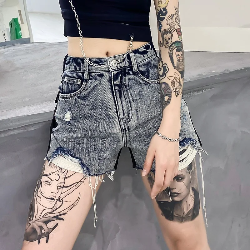HIGH quality ladies short jeans bermuda distressed denim shorts women jeans pant, Blue
HIGH quality ladies short jeans bermuda distressed denim shorts women jeans pant, Blue