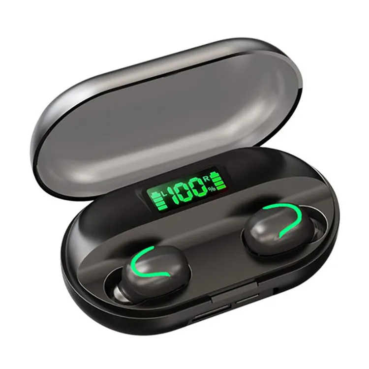 C1 TWS BT5.0 Wireless Sport bt Earphone Digital Display Stereo Headphone Noise Cancelling Touch Control Headset, Black white red
C1 TWS BT5.0 Wireless Sport bt Earphone Digital Display Stereo Headphone Noise Cancelling Touch Control Headset, Black white red