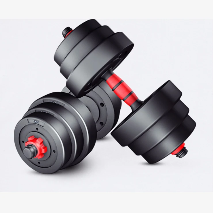 Household 20kg electroplated cast iron plastic bag combined sports equipment dumbbell, All sorts of color
Household 20kg electroplated cast iron plastic bag combined sports equipment dumbbell, All sorts of color