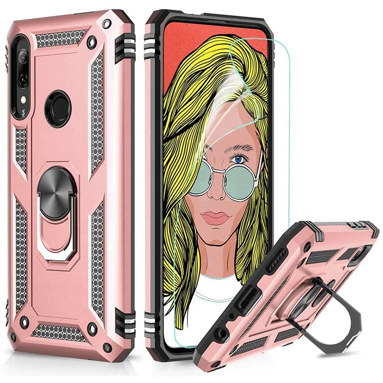 LeYi mobile phone cover For Huawei P smart Z Case With HD Screen Protector, Black, blue,red ,mint,rose gold
LeYi mobile phone cover For Huawei P smart Z Case With HD Screen Protector, Black, blue,red ,mint,rose gold