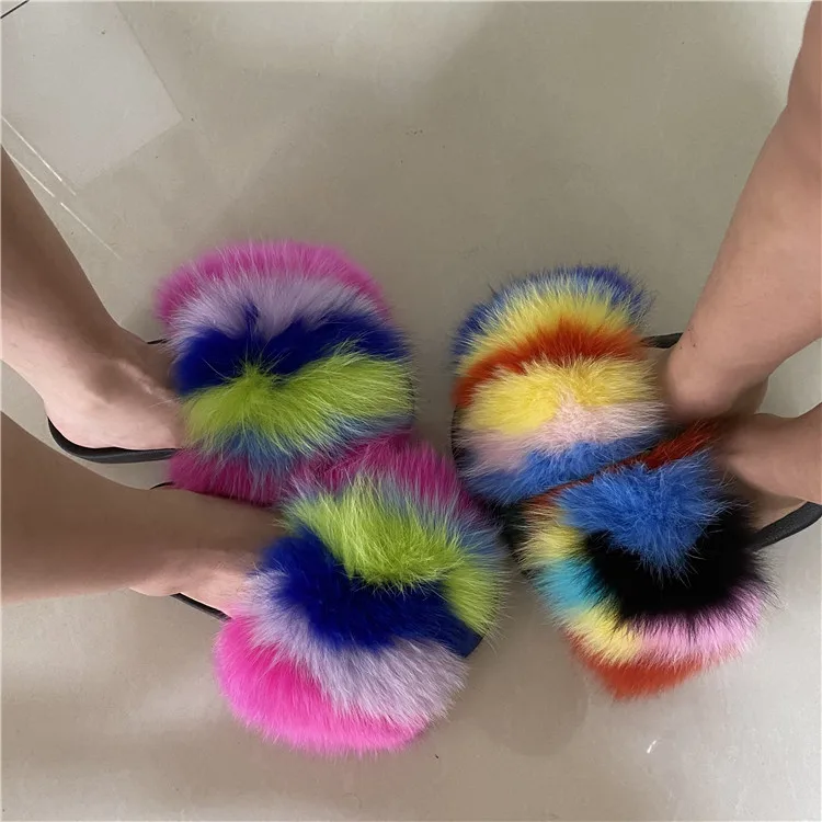 Wholesale Baby Sandals Raccoon Fur Furry Cute Shoes Real Fox Fur Slippers Summer Kids Toddler Fur Slides, Customized color
Wholesale Baby Sandals Raccoon Fur Furry Cute Shoes Real Fox Fur Slippers Summer Kids Toddler Fur Slides, Customized color
