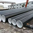 3PE Coating SSAW LSAW welded steel pipeline for oil water gas project