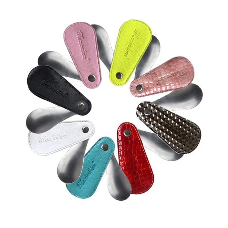 Factory Wholesale Multicolor Metal Shoe Spoon Custom Logo Small Pu Shoe Horn, As picture
Factory Wholesale Multicolor Metal Shoe Spoon Custom Logo Small Pu Shoe Horn, As picture