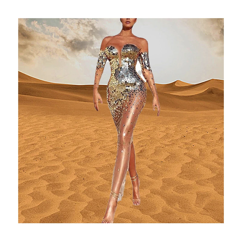 XUYA 2021 Fashion Sexy woman evening long dress Off Shoulder Prom Cocktail Long Party Sequin Evening Dresses
XUYA 2021 Fashion Sexy woman evening long dress Off Shoulder Prom Cocktail Long Party Sequin Evening Dresses