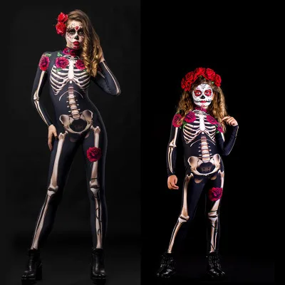 New arrival halloween European and American Party Scary Skull Parent-child Halloween Costume children party costumes
New arrival halloween European and American Party Scary Skull Parent-child Halloween Costume children party costumes