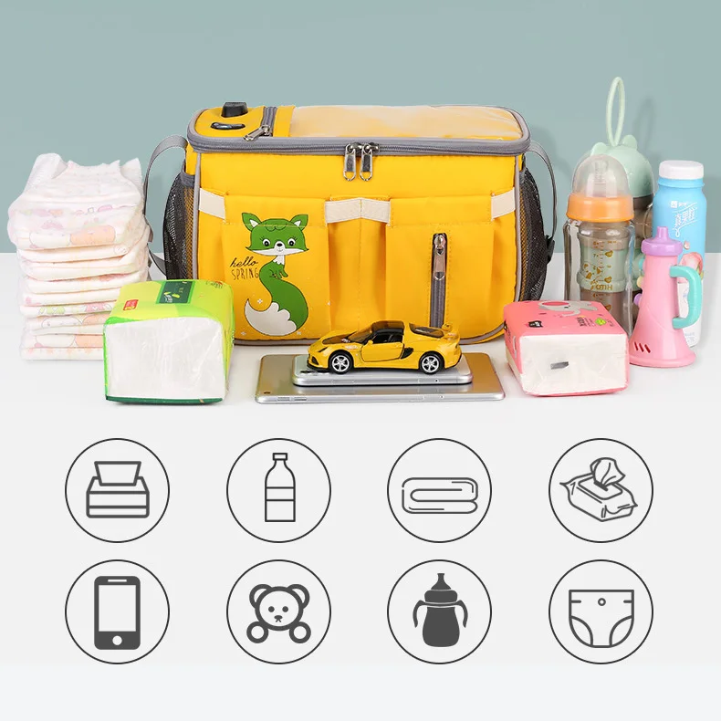 Unisex Design Felt Mother Care Organizer Hanging Baby Diaper Bag
Unisex Design Felt Mother Care Organizer Hanging Baby Diaper Bag