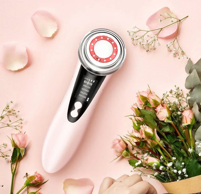 EMS ultrasound face lift machine hot cold led skin rejuvenation machine, Pink or customized color
EMS ultrasound face lift machine hot cold led skin rejuvenation machine, Pink or customized color