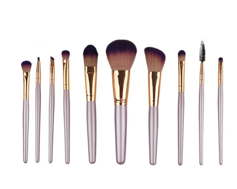 Private Label Premium Artificial fibre 10 PCs Rose Golden Concealers Eyeshadow Brush Make up Brushes Set, Violet, pink
Private Label Premium Artificial fibre 10 PCs Rose Golden Concealers Eyeshadow Brush Make up Brushes Set, Violet, pink