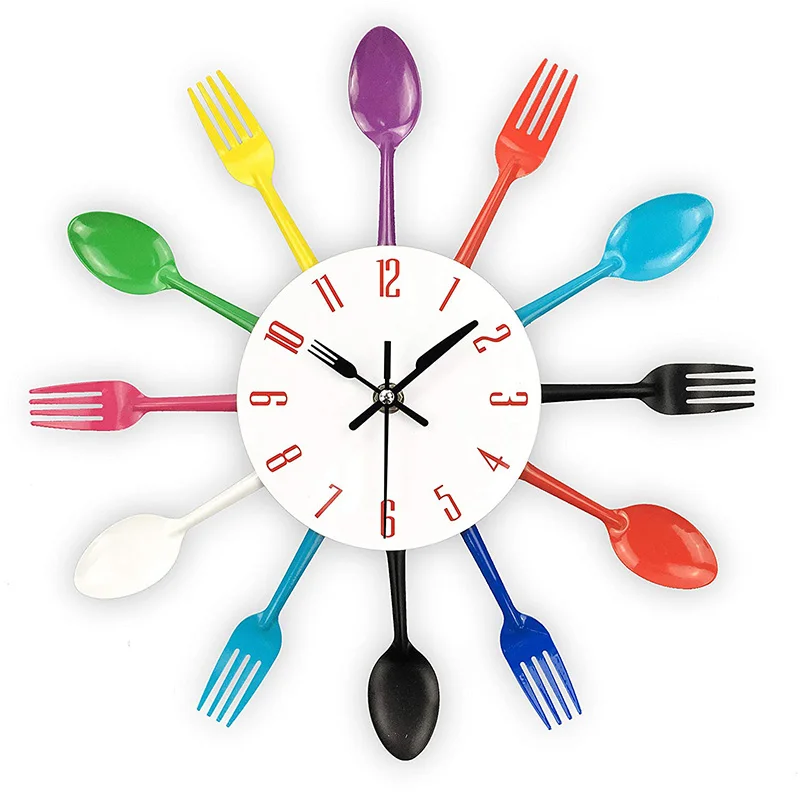 Nordic Spain islamic Creative knife fork type metal Kitchen fruit decorative Wall Clock
Nordic Spain islamic Creative knife fork type metal Kitchen fruit decorative Wall Clock