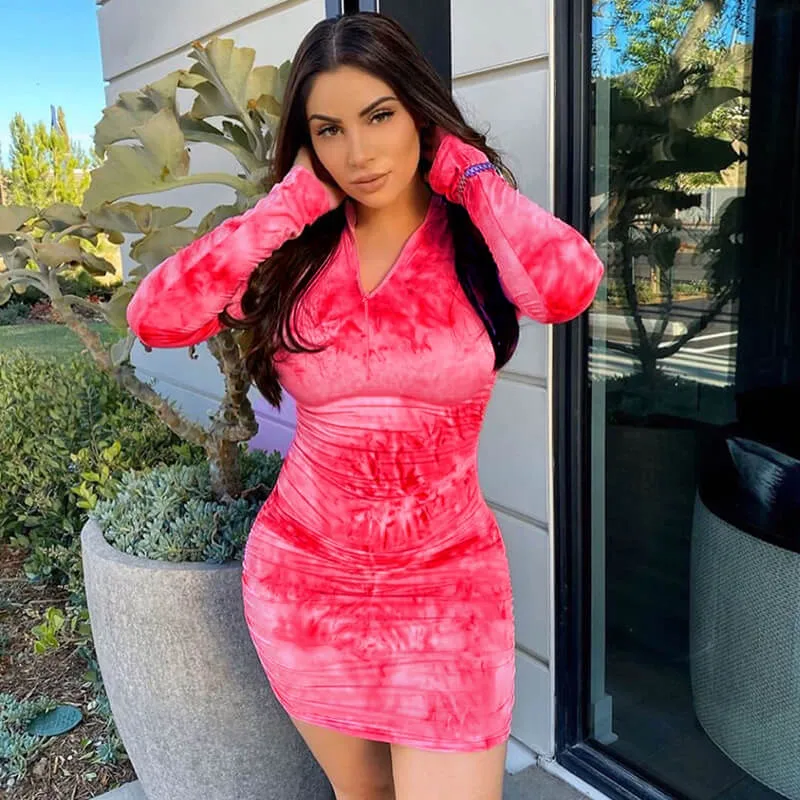 Women Fashion Dress High Neck Long Sleeve Printing Dress Tight Sexy Skirt ., As show
Women Fashion Dress High Neck Long Sleeve Printing Dress Tight Sexy Skirt ., As show