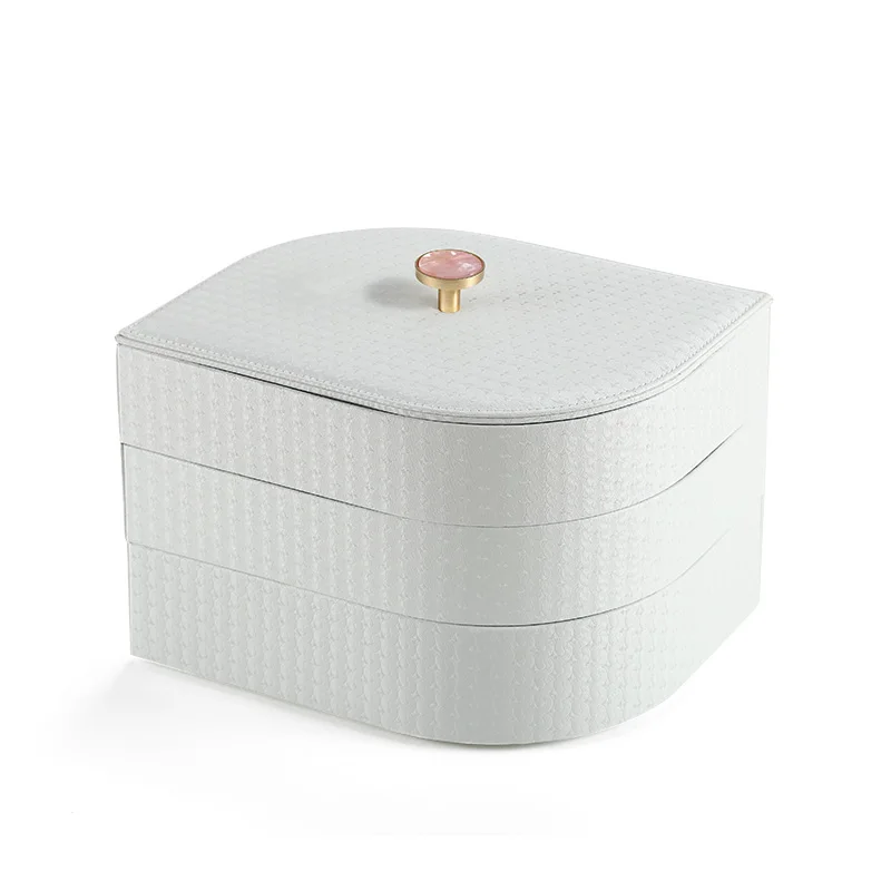 Wholesale Luxury Large Jewelry Tray Organizer Custom Logo PU Leather Necklace Ring Earring Jewellery joyero Storage Boxes
Wholesale Luxury Large Jewelry Tray Organizer Custom Logo PU Leather Necklace Ring Earring Jewellery joyero Storage Boxes
