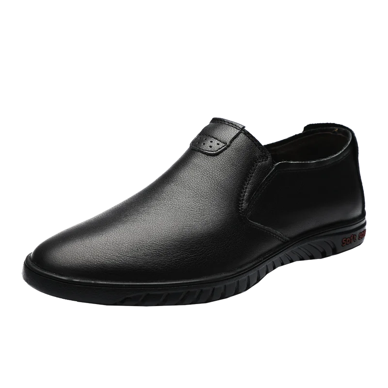 Xuhui shoe factory high quality direct sales breathable lining wear-resistant outsole men's casual leather shoes, Black
Xuhui shoe factory high quality direct sales breathable lining wear-resistant outsole men's casual leather shoes, Black