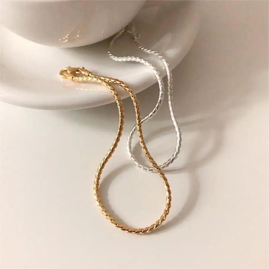 

VIANRLA 925 Sterling Silver Chain Bracelet Minimalist Niche Design Versatile 18k Gold Plated Women Jewelry Drop Shipping