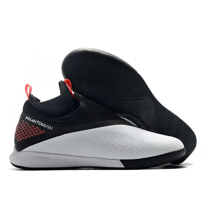 Fashion men sport shoes Soccer boots IC indoor football boots boys high ankle training shoes for men, White
Fashion men sport shoes Soccer boots IC indoor football boots boys high ankle training shoes for men, White