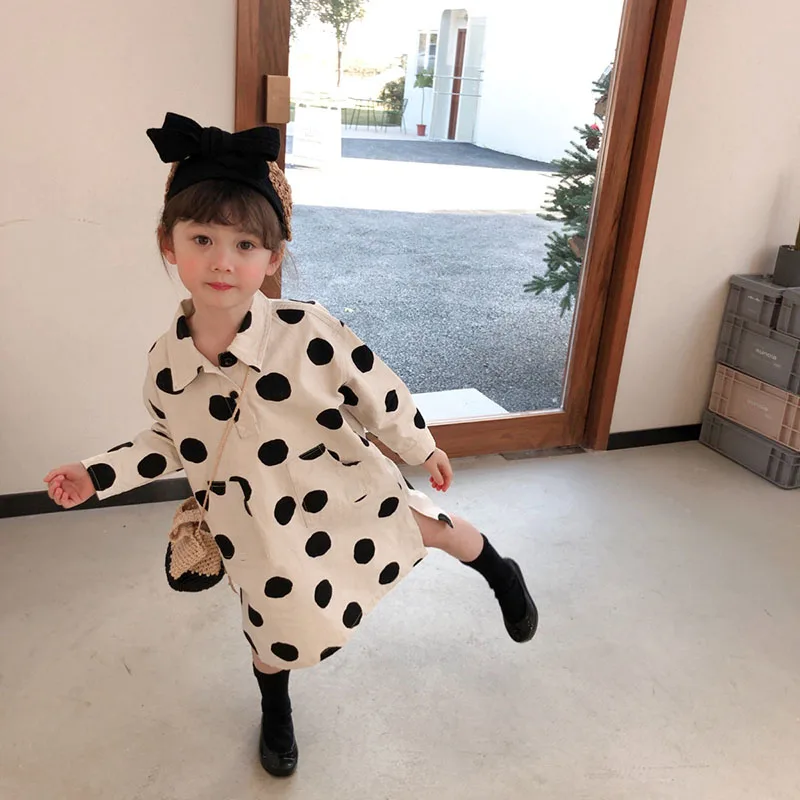 Girls Party Costumes 2021 New Spring Kids Polka Dot Dresses Baby Girls Elegant Princess Vestidos Casual Children Clothing 2-7T
Girls Party Costumes 2021 New Spring Kids Polka Dot Dresses Baby Girls Elegant Princess Vestidos Casual Children Clothing 2-7T