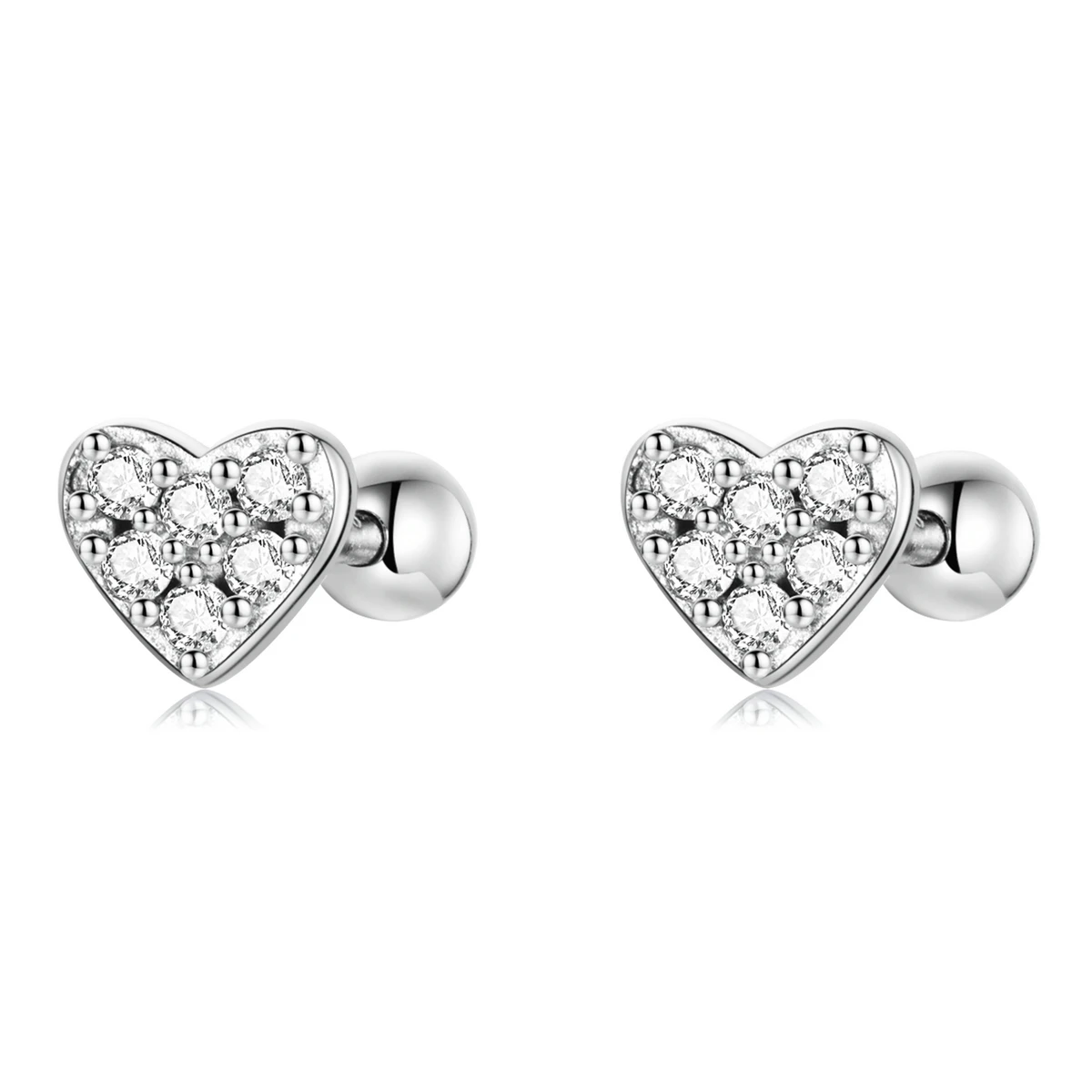 SCE1298 Factory Wholesale Simple Heart Earrings 925 Sterling Silver White Zirconia Earrings
SCE1298 Factory Wholesale Simple Heart Earrings 925 Sterling Silver White Zirconia Earrings