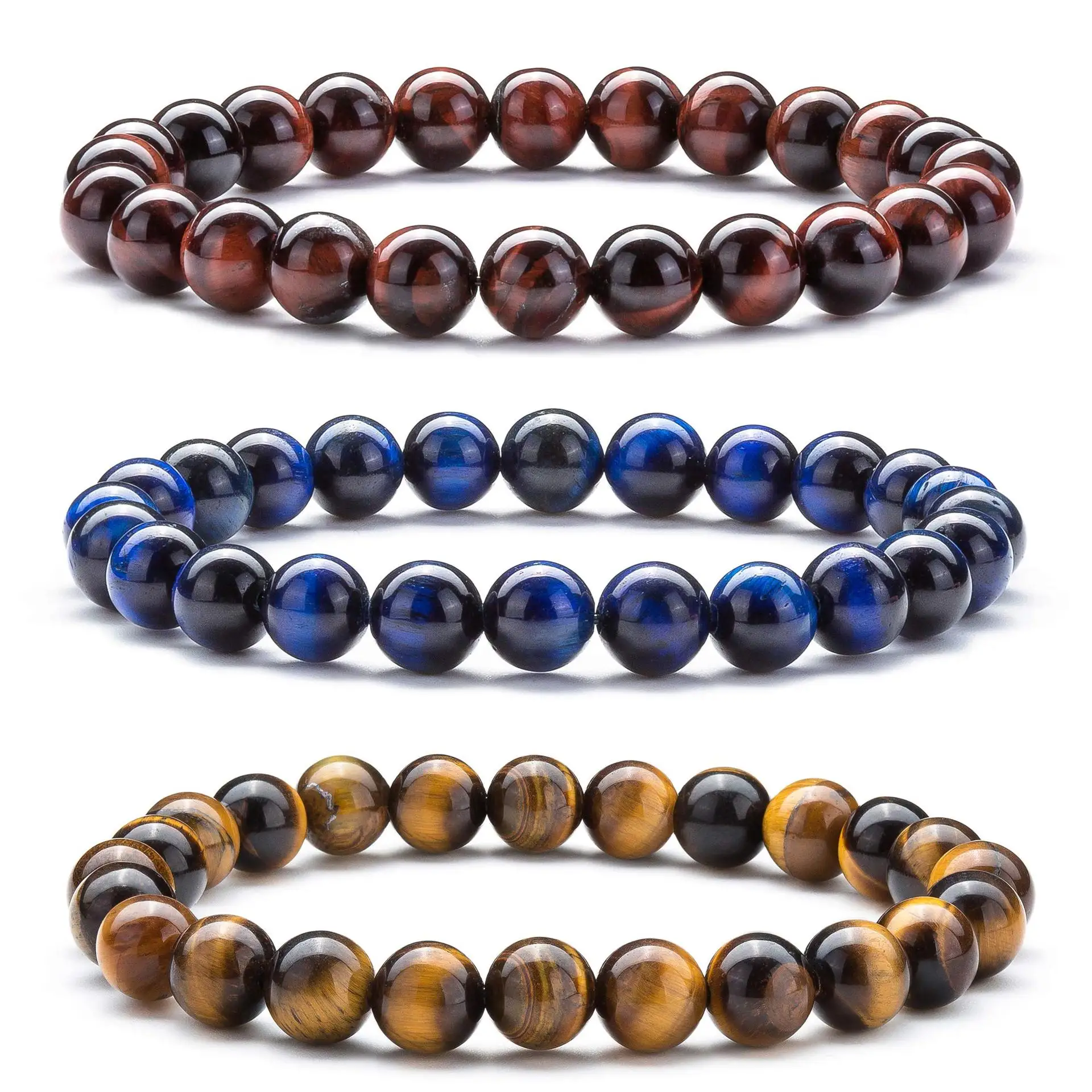Hot Selling Fashion Luxury 8MM Natural Stone Crystal Stretch Beaded Bracelet Handmade Gemstone Round Bracelet For Women Men
Hot Selling Fashion Luxury 8MM Natural Stone Crystal Stretch Beaded Bracelet Handmade Gemstone Round Bracelet For Women Men